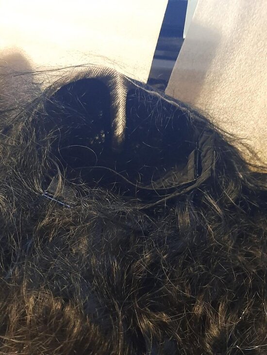 NEW ! Wig 26 Inch Long Hair Wig Curly Black main image 6